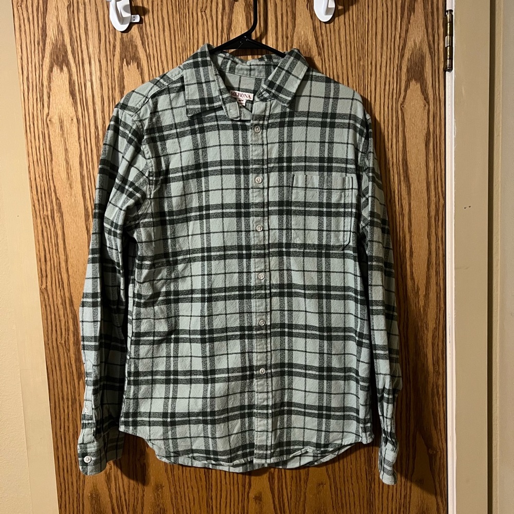 Merona Medium Button Down Flannel Shirt